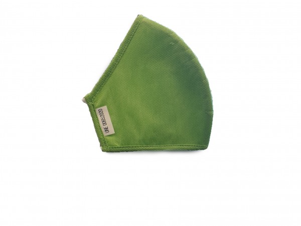 REUSABLE HYGIENIC MASK SPECIFICATION UNE 0065:2020 - APPLE GREEN